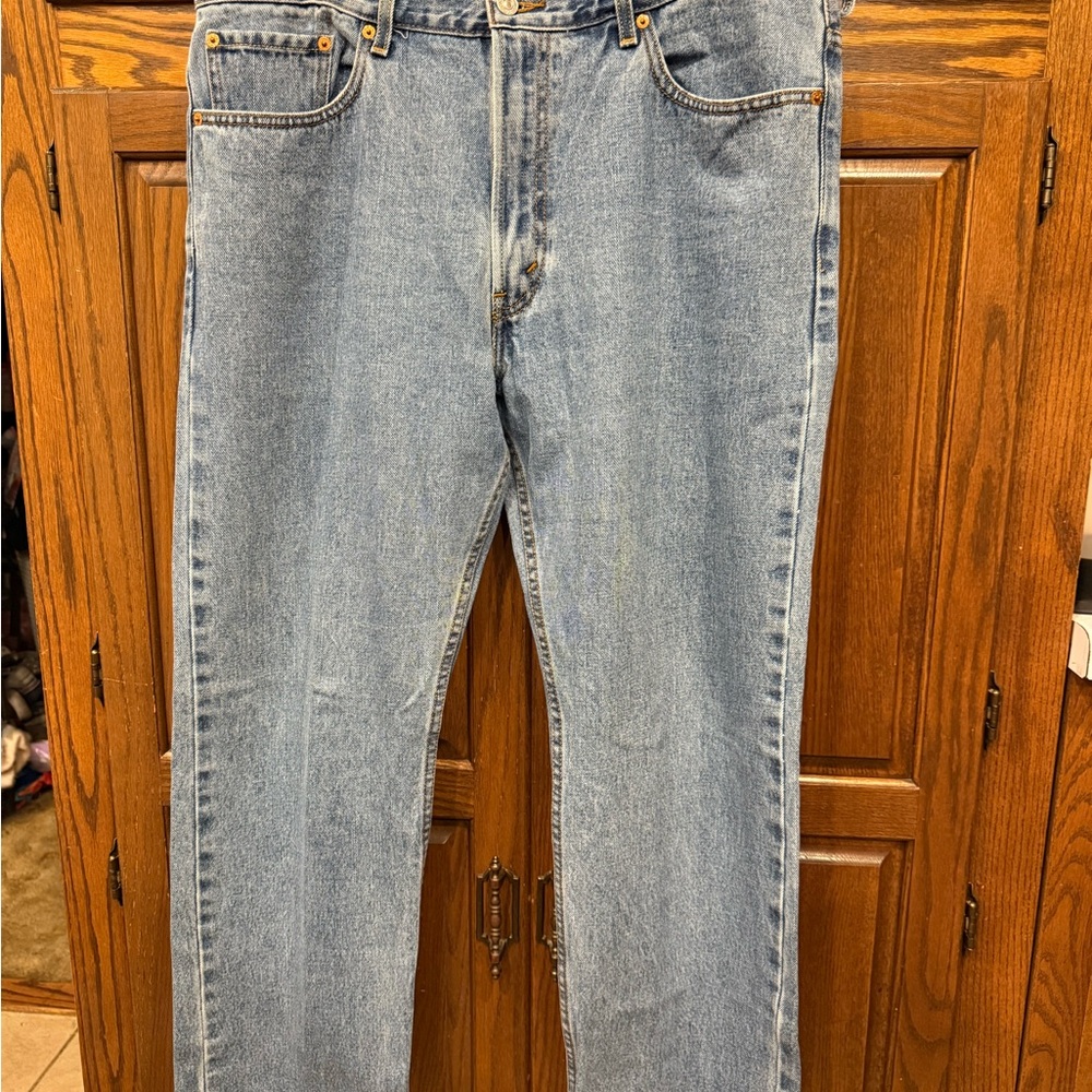Levi’s 505 Regular Fit Jeans 38 X 30 Men’s Straight Leg